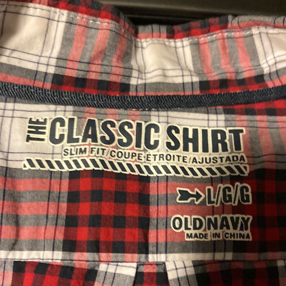 Long sleeve button down mens shirt